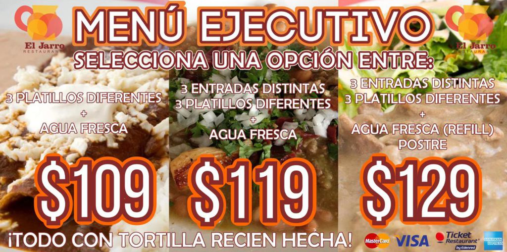 Menú Ejecutivo El Jarro